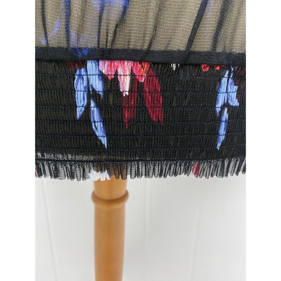 INC International Concepts women's top transparent floral size L - Picture 4 of 9